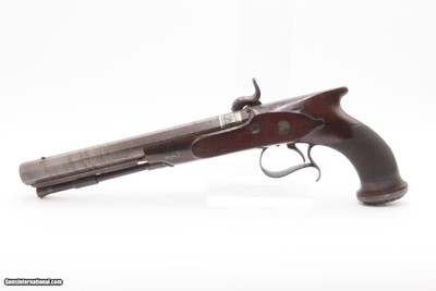 LIVERPOOL British Antique EDWARD PATRICK Saw Handle Target PistolPERCUSSION .50 Caliber Rifled Bore Set Trigger - Image 6 of 19