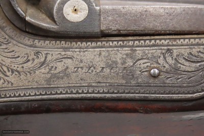 LIVERPOOL British Antique EDWARD PATRICK Saw Handle Target PistolPERCUSSION .50 Caliber Rifled Bore Set Trigger - Image 17 of 19