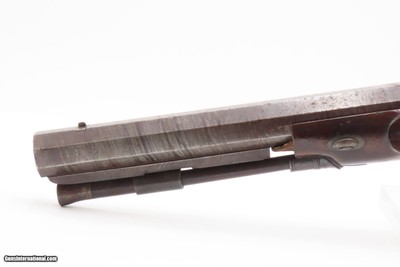 LIVERPOOL British Antique EDWARD PATRICK Saw Handle Target PistolPERCUSSION .50 Caliber Rifled Bore Set Trigger - Image 9 of 19
