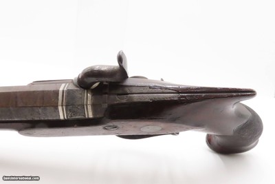 LIVERPOOL British Antique EDWARD PATRICK Saw Handle Target PistolPERCUSSION .50 Caliber Rifled Bore Set Trigger - Image 11 of 19