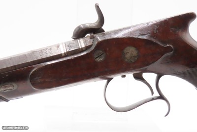 LIVERPOOL British Antique EDWARD PATRICK Saw Handle Target PistolPERCUSSION .50 Caliber Rifled Bore Set Trigger - Image 15 of 19