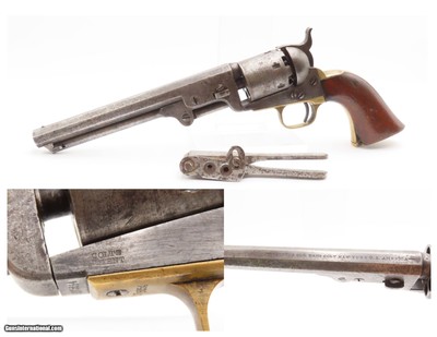 CIVIL WAR/WILD WEST Antique COLT M1851 NAVY .36 Perc. Revolver BULLET MOLD
Manufactured in 1864 and used into the WILD WEST