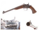 SCARCE REMINGTON Mod 1901 .22 LR Rolling Block TARGET Pistol Long Rifle C&R 1 of an Estimated 734 Manufactured - 1 of 18