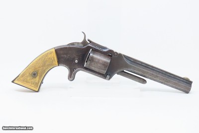 CASED CIVIL WAR Era Antique SMITH & WESSON No. 2 OLD ARMY .32 Cal. Revolver With ANTIQUE IVORY GRIPS and ACCESSORIES - Image 9 of 22