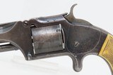CASED CIVIL WAR Era Antique SMITH & WESSON No. 2 OLD ARMY .32 Cal. Revolver With ANTIQUE IVORY GRIPS and ACCESSORIES - 21 of 22