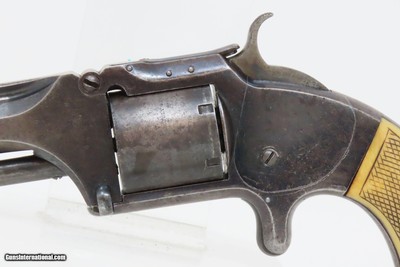 CASED CIVIL WAR Era Antique SMITH & WESSON No. 2 OLD ARMY .32 Cal. Revolver With ANTIQUE IVORY GRIPS and ACCESSORIES - Image 21 of 22