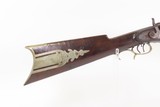 Antique WESSON & PRESCOTT Half-Stock PERCUSSION Rifle w/SILVER FURNITURE
Makers Known for CIVIL WAR SHARPSHOOTER’S Rifles - 6 of 25