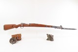 Very Fine YUGOSLAVIAN M48A C&R 8mm Mauser Military Rifle with ACCESSORIES
With SHEATH, SLING, AMMO POUCH, and CLEANING KIT - 2 of 25