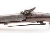 1865 mfr SPANISH Antique GASTELU Eibar MARTIAL Belt Hook Pistol .70 Caliber w/BELT HOOK & LANYARD RING - 9 of 20