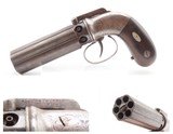 GOLD RUSH Era ALLEN & THURBER Antique WORCHESTER Period PEPPERBOX Revolver
ENGRAVED First DA Revolving Percussion Pistol - 1 of 20