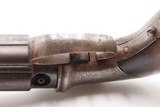 GOLD RUSH Era ALLEN & THURBER Antique WORCHESTER Period PEPPERBOX Revolver
ENGRAVED First DA Revolving Percussion Pistol - 15 of 20