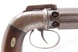 GOLD RUSH Era ALLEN & THURBER Antique WORCHESTER Period PEPPERBOX Revolver
ENGRAVED First DA Revolving Percussion Pistol - 19 of 20