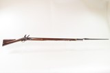 British TOWER Antique INDIA Pattern BROWN BESS .75 FLINTLOCK Musket BAYONET NAPOLEONIC WARS Era Musket with “GR” ROYAL CIPHER - 2 of 23