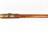 Mid-1800s Antique J. HENRY Half-Stock .45 Percussion American LONG RIFLE
With PENNSYLVANIA RIFLE WORKS Marked Lock - 13 of 25