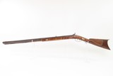 Mid-1800s Antique J. HENRY Half-Stock .45 Percussion American LONG RIFLE
With PENNSYLVANIA RIFLE WORKS Marked Lock - 24 of 25