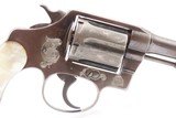 WELLS FARGO Engraved COLT POLICE POSITIVE .38 Sp. Revolver C&R W.F. HOLSTER VERY NICE “W.F. & Co. A 266” Marked w/PEARL GRIPS - 11 of 23