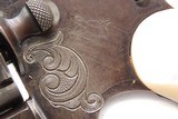 WELLS FARGO Engraved COLT POLICE POSITIVE .38 Sp. Revolver C&R W.F. HOLSTER VERY NICE “W.F. & Co. A 266” Marked w/PEARL GRIPS - 9 of 23