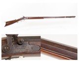 Antique J. KINCAID Half Stock .38 FLINTLOCK to PERCUSSION Conversion Rifle
Early to Mid-1800s HOMESTEAD/HUNTING Rifle - 1 of 25