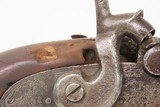 HEAVY BARRELED Antique Mid-1800s Half Stock .36 Percussion HOMESTEAD Rifle
Mid-1800s GAME GETTING Rifle with GOULCHER LOCK - 10 of 25