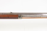 HEAVY BARRELED Antique Mid-1800s Half Stock .36 Percussion HOMESTEAD Rifle
Mid-1800s GAME GETTING Rifle with GOULCHER LOCK - 5 of 25