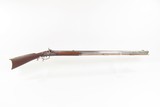 HEAVY BARRELED Antique Mid-1800s Half Stock .36 Percussion HOMESTEAD Rifle
Mid-1800s GAME GETTING Rifle with GOULCHER LOCK - 2 of 25