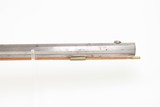 HEAVY BARRELED Antique Mid-1800s Half Stock .36 Percussion HOMESTEAD Rifle
Mid-1800s GAME GETTING Rifle with GOULCHER LOCK - 3 of 25