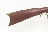 HEAVY BARRELED Antique Mid-1800s Half Stock .36 Percussion HOMESTEAD Rifle
Mid-1800s GAME GETTING Rifle with GOULCHER LOCK - 7 of 25