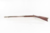 HEAVY BARRELED Antique Mid-1800s Half Stock .36 Percussion HOMESTEAD Rifle
Mid-1800s GAME GETTING Rifle with GOULCHER LOCK - 24 of 25