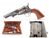 CASED Antique ANTEBELLUM Pre-CIVIL WAR COLT Model 1849 POCKET Revolver
With Stagecoach Robbery Cylinder Scene! - 1 of 25