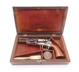 CASED Antique ANTEBELLUM Pre-CIVIL WAR COLT Model 1849 POCKET Revolver
With Stagecoach Robbery Cylinder Scene! - 2 of 25