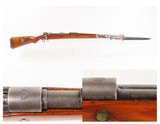 Yugoslavian Rework WORLD WAR II German GEW 8mm MAUSER K98 Rifle C&R BAYONET
PREDUZECE 44 w/YUGOSLAVIAN CREST Stamped on Receiver - 1 of 25