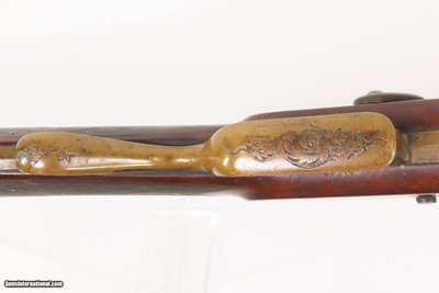 Mid-1800s Antique KLAY & KIBELE Half Stock .32 Percussion HOMESTEAD RifleMid-1800s GAME GETTING Rifle w/SET TRIGGER - Image 14 of 25