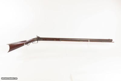 Mid-1800s Antique KLAY & KIBELE Half Stock .32 Percussion HOMESTEAD RifleMid-1800s GAME GETTING Rifle w/SET TRIGGER - Image 2 of 25
