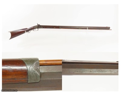 Mid-1800s Antique KLAY & KIBELE Half Stock .32 Percussion HOMESTEAD Rifle
Mid-1800s GAME GETTING Rifle w/SET TRIGGER