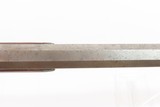 Engraved Mid-1800 Antique S. VOSBURGH Half Stock Percussion HOMESTEAD Rifle ALABAMA, NEW YORK Made Game Getting Rifle - 20 of 25