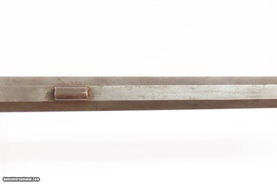 Engraved Mid-1800 Antique S. VOSBURGH Half Stock Percussion HOMESTEAD Rifle ALABAMA, NEW YORK Made Game Getting Rifle - Image 12 of 25