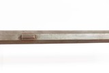 Engraved Mid-1800 Antique S. VOSBURGH Half Stock Percussion HOMESTEAD Rifle ALABAMA, NEW YORK Made Game Getting Rifle - 12 of 25