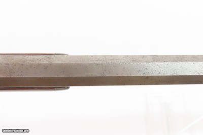 Engraved Mid-1800 Antique S. VOSBURGH Half Stock Percussion HOMESTEAD Rifle ALABAMA, NEW YORK Made Game Getting Rifle - Image 20 of 25