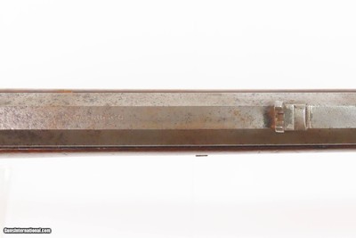 Engraved Mid-1800 Antique S. VOSBURGH Half Stock Percussion HOMESTEAD Rifle ALABAMA, NEW YORK Made Game Getting Rifle - Image 21 of 25