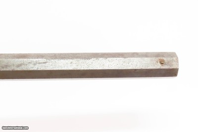Engraved Mid-1800 Antique S. VOSBURGH Half Stock Percussion HOMESTEAD Rifle ALABAMA, NEW YORK Made Game Getting Rifle - Image 18 of 25