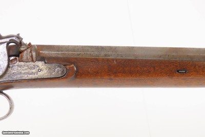 Engraved Mid-1800 Antique S. VOSBURGH Half Stock Percussion HOMESTEAD Rifle ALABAMA, NEW YORK Made Game Getting Rifle - Image 6 of 25