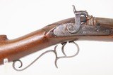 Engraved Mid-1800 Antique S. VOSBURGH Half Stock Percussion HOMESTEAD Rifle ALABAMA, NEW YORK Made Game Getting Rifle - 7 of 25