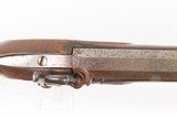 Engraved Mid-1800 Antique S. VOSBURGH Half Stock Percussion HOMESTEAD Rifle ALABAMA, NEW YORK Made Game Getting Rifle - 22 of 25