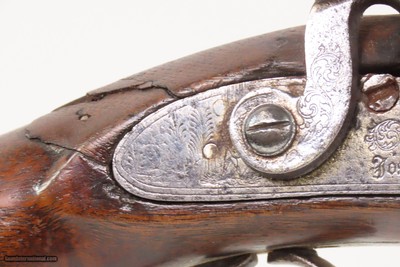 Engraved Mid-1800 Antique S. VOSBURGH Half Stock Percussion HOMESTEAD Rifle ALABAMA, NEW YORK Made Game Getting Rifle - Image 10 of 25