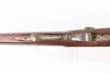 Engraved Mid-1800 Antique S. VOSBURGH Half Stock Percussion HOMESTEAD Rifle ALABAMA, NEW YORK Made Game Getting Rifle - 15 of 25