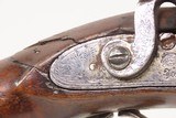 Engraved Mid-1800 Antique S. VOSBURGH Half Stock Percussion HOMESTEAD Rifle ALABAMA, NEW YORK Made Game Getting Rifle - 10 of 25