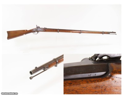 Antique CIVIL WAR U.S. Lamson, Goodnow and Yale SPECIAL M1861 Rifle-Musket
NEW JERSEY Marked 1864 Dated Lock CONTRACT M1861