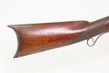 NICE Mid-1800s Antique Half Stock .45 Percussion HOMESTEAD/HUNTING Rifle - 7 of 25