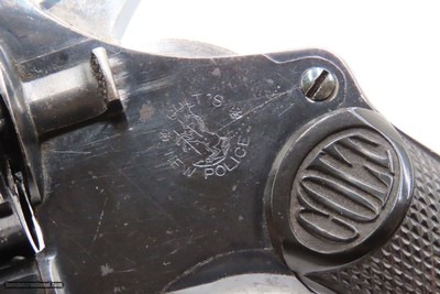 1906 mfr. ADAMS EXPRESS CO. DENVER Colt POLICE POSITIVE .38 Revolver C&RCOURIERS via STEAMBOAT & RAILROAD est. 1840 - Image 6 of 23