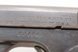 Pre-World War I COLT M1903 POCKET HAMMERLESS .32 ACP Semi-Auto C&R PISTOL
1909 Manufactured Self Defense POCKET Pistol - 6 of 19